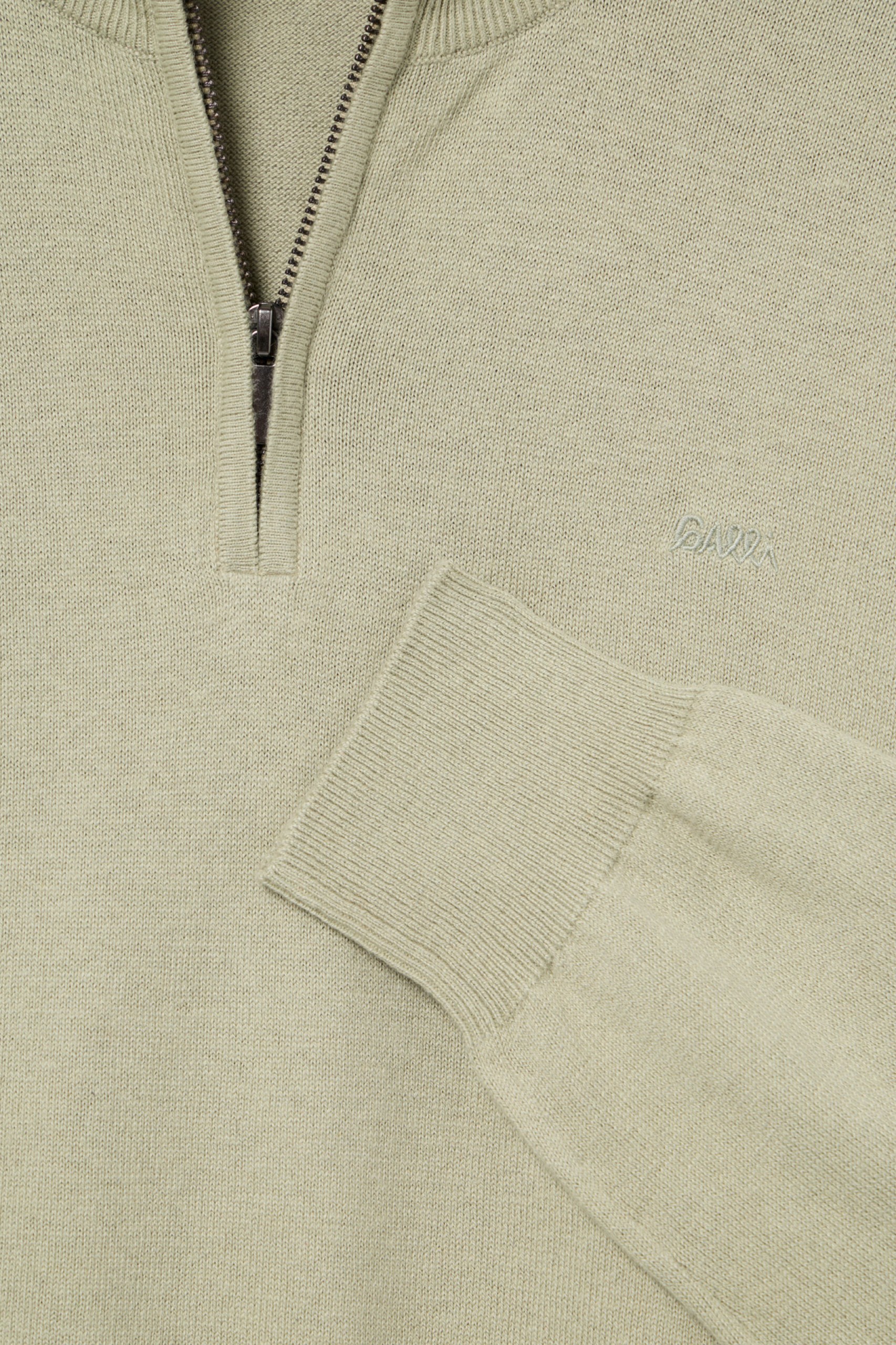 Jersey de punto de algodón y cachemira