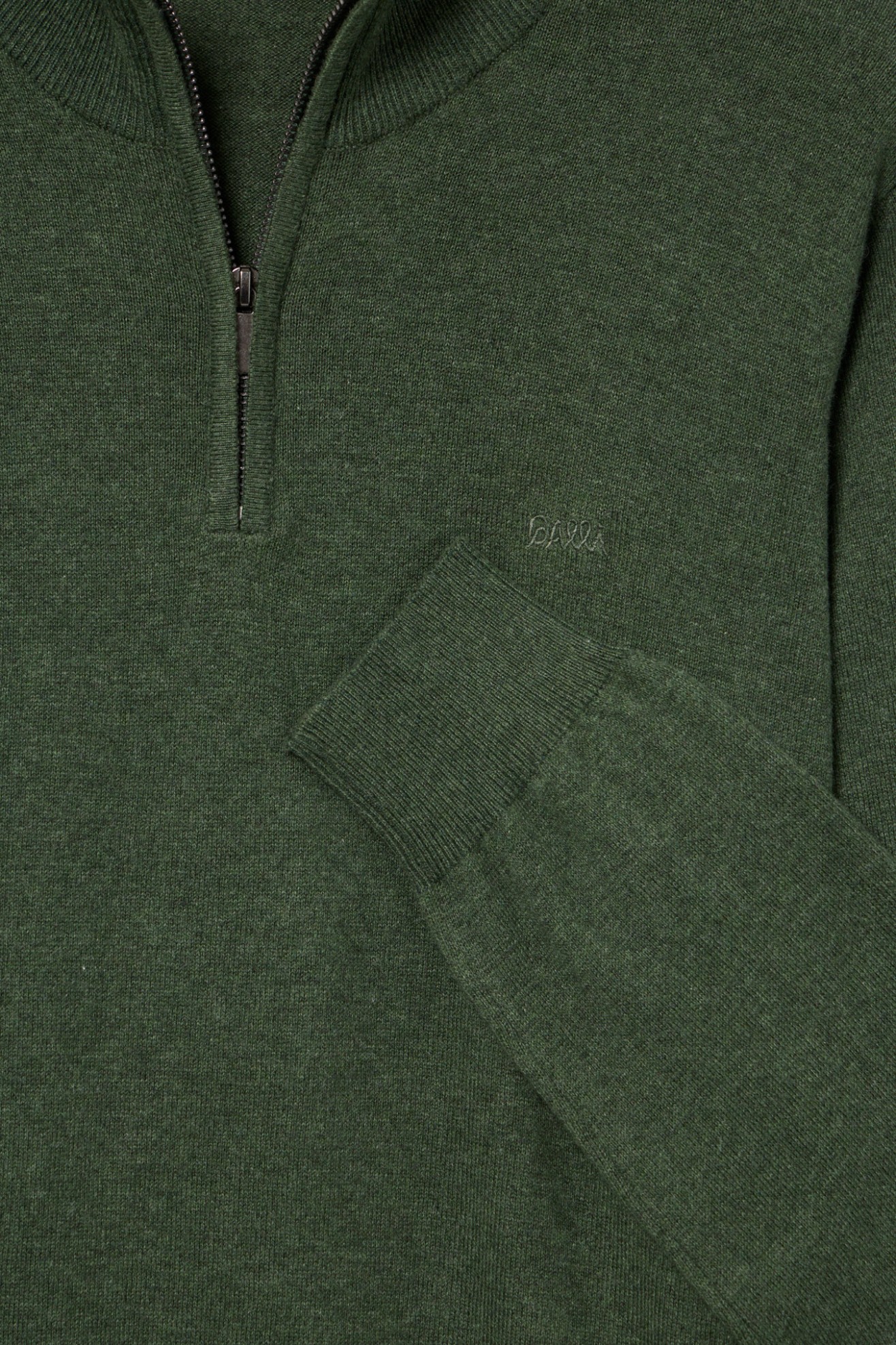 Jersey de punto de algodón y cachemira