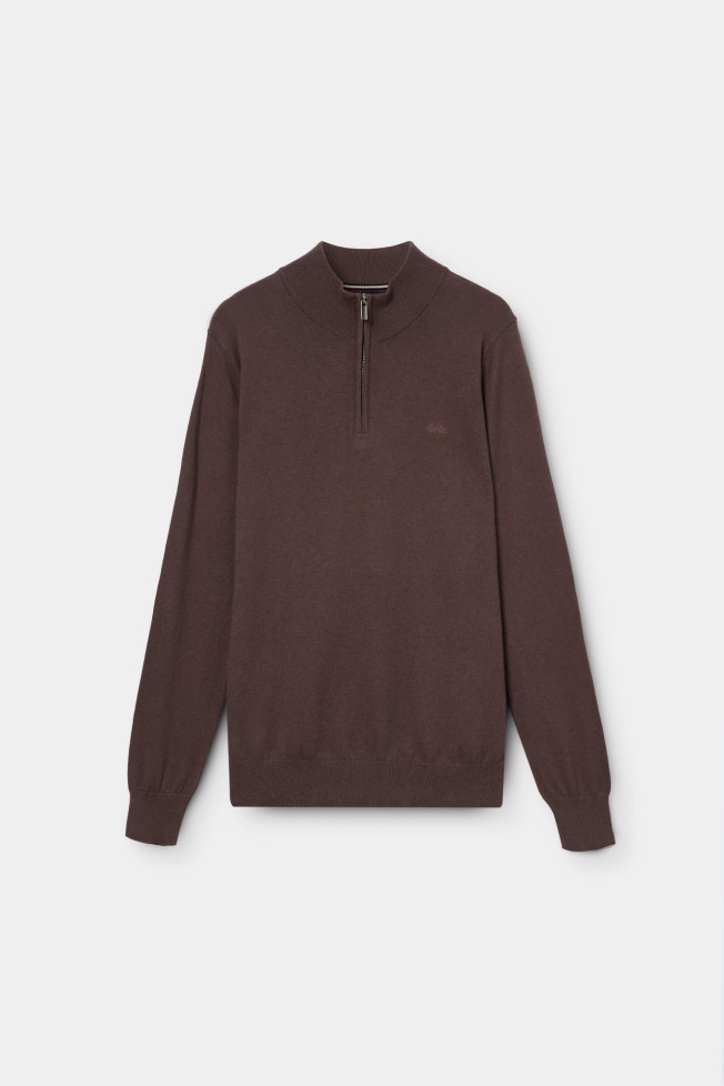 Jersey de punto de algodón y cachemira Jersey de punto de algodón y cachemira