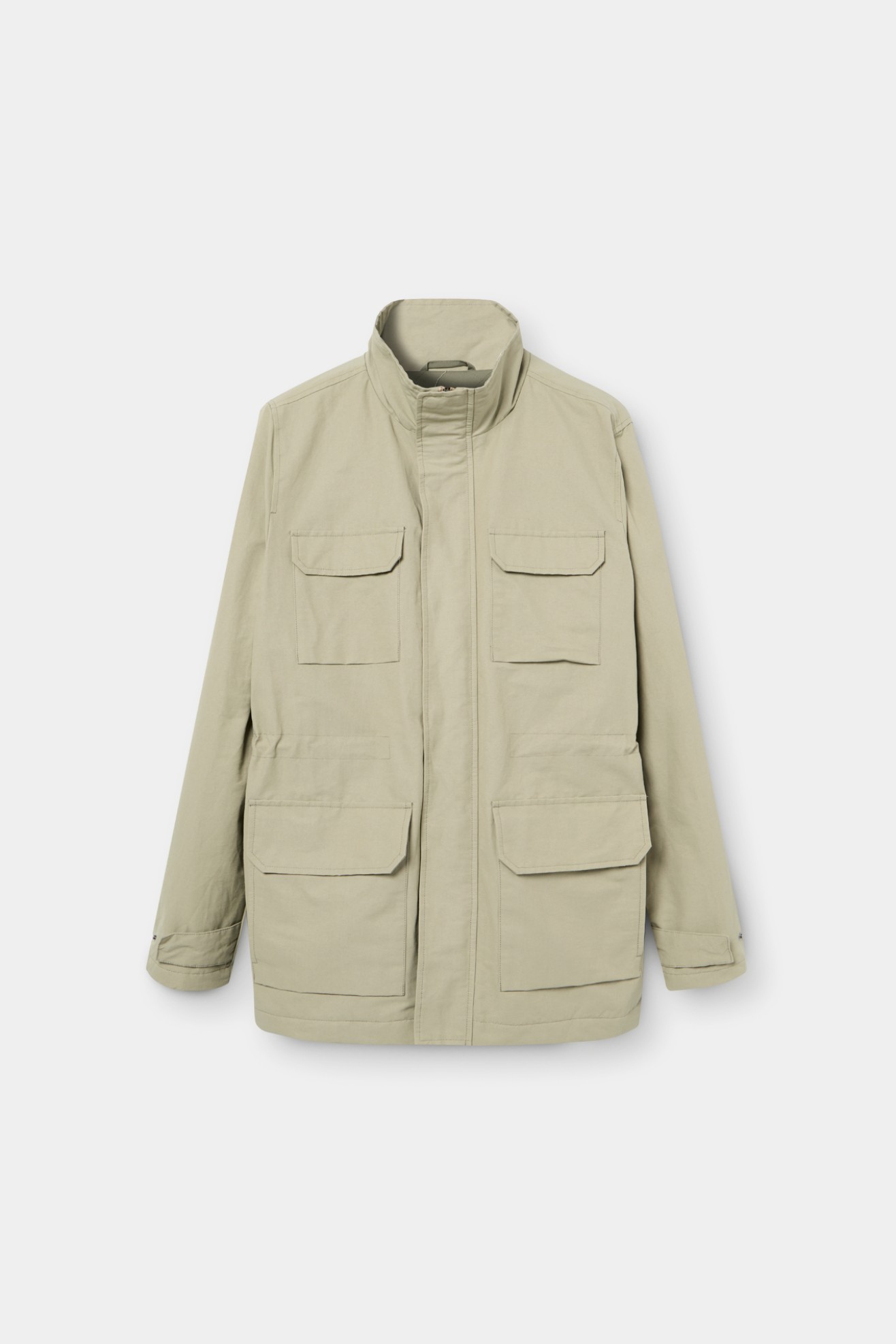 Chaqueta safari de algodón