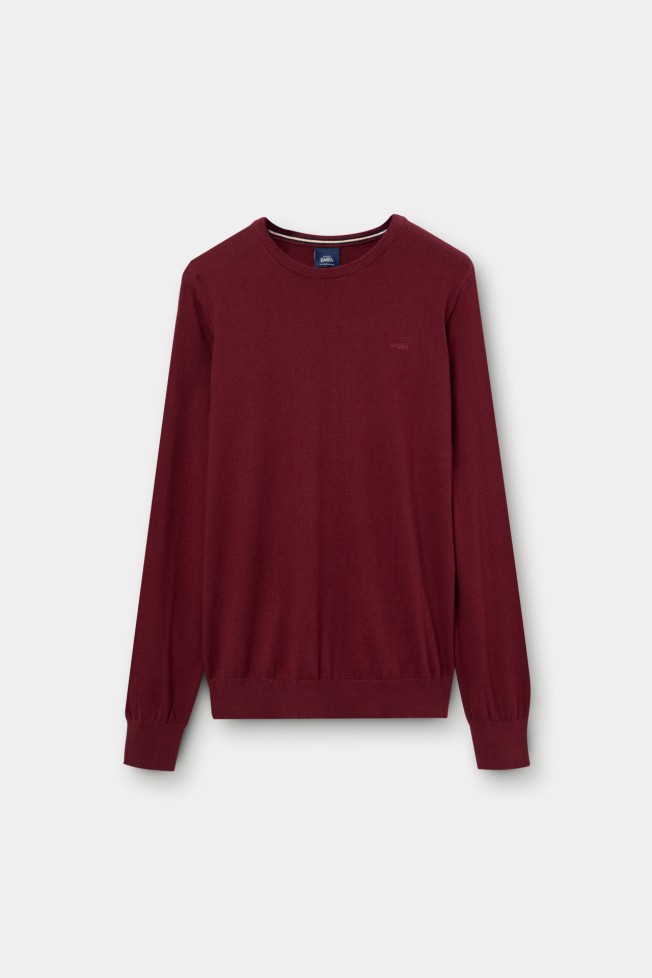 Jersey de punto de algodn y cachemira
