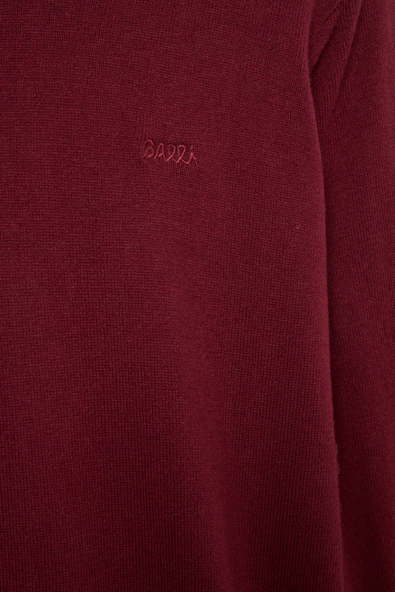 Jersey de punto de algodón y cachemira