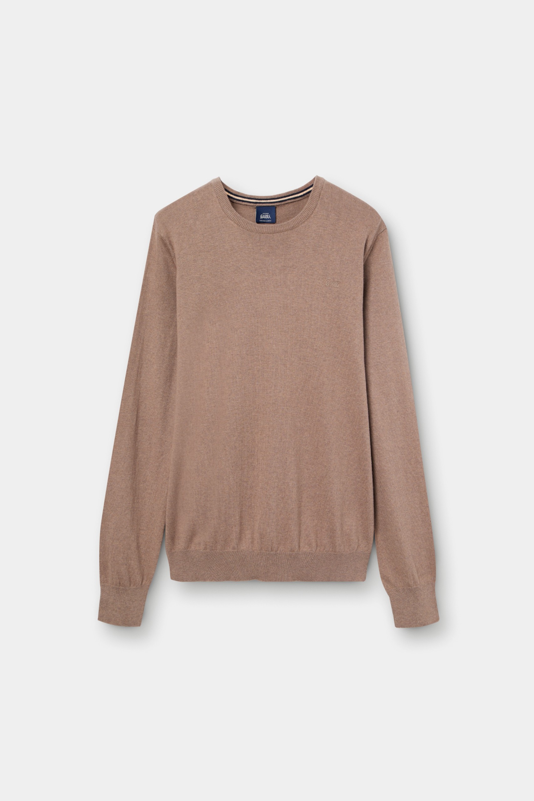 Jersey de punto de algodón y cachemira