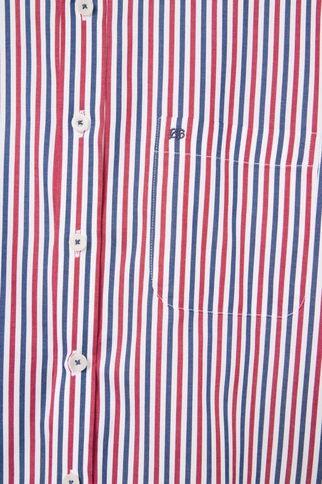 Camisa às riscas regular fit Camisa às riscas regular fit