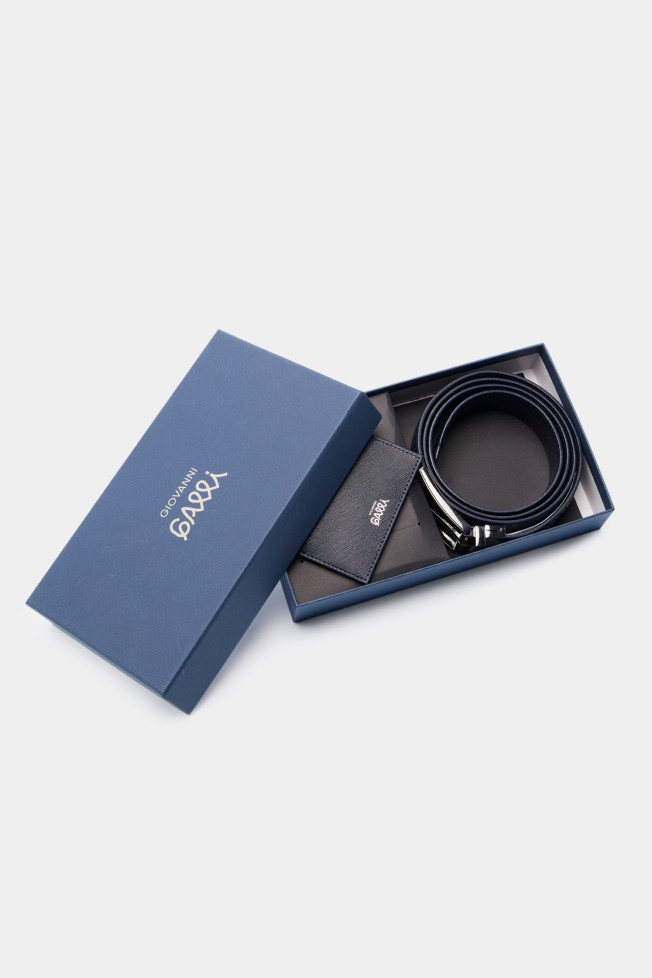 Conjunto porta-cartões e cinto Conjunto porta-cartões e cinto