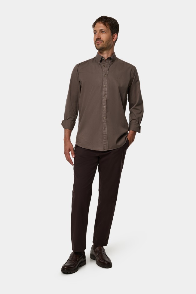 Camisa regular fit em algodão Camisa regular fit em algodão