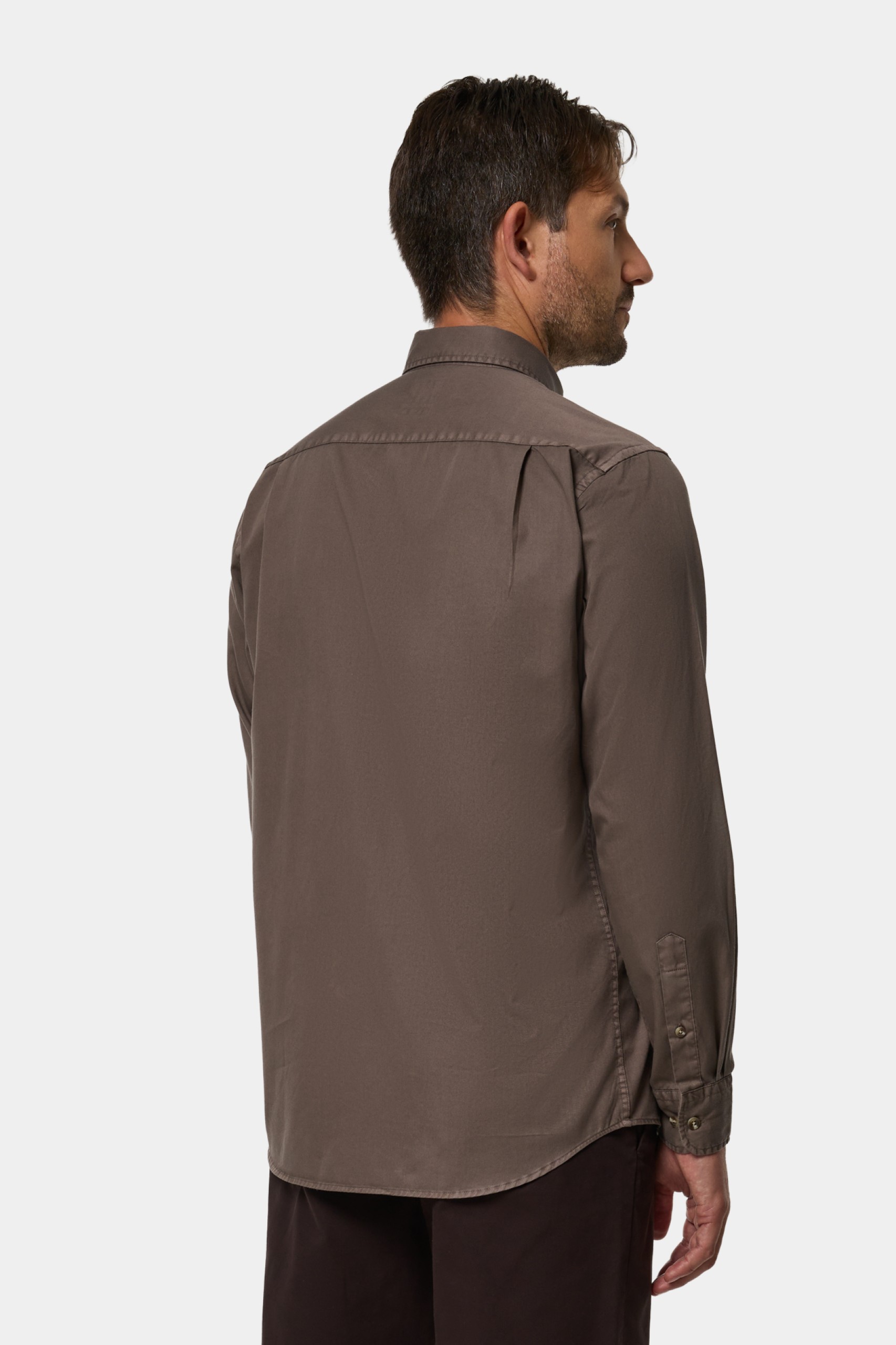 Camisa de corte regular en algodón