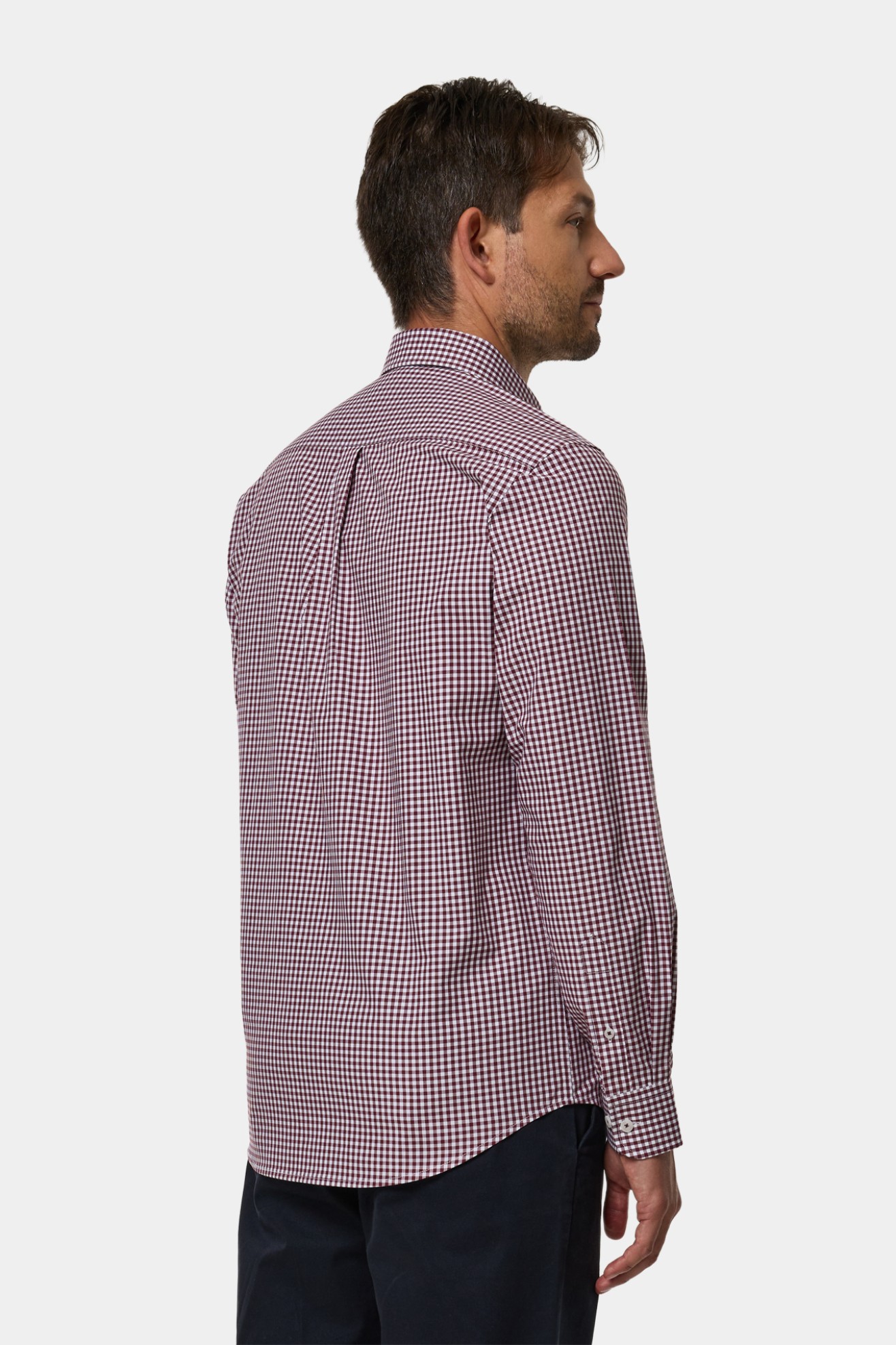 Camisa de cuadros de corte regular