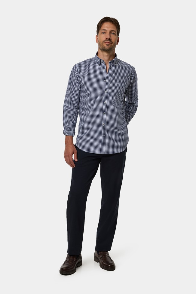 Camisa de cuadros de corte regular Camisa de cuadros de corte regular