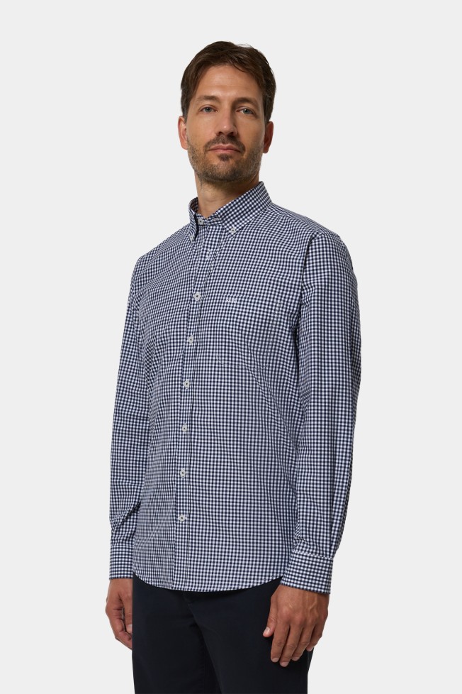 Camisa de cuadros de corte regular Camisa de cuadros de corte regular