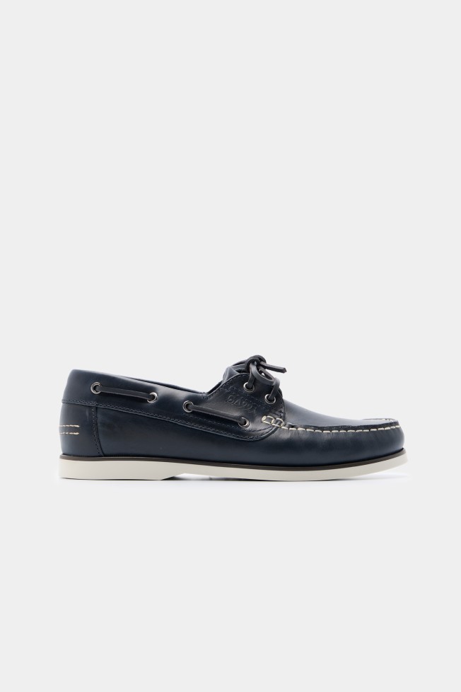 Zapatos de vela de piel