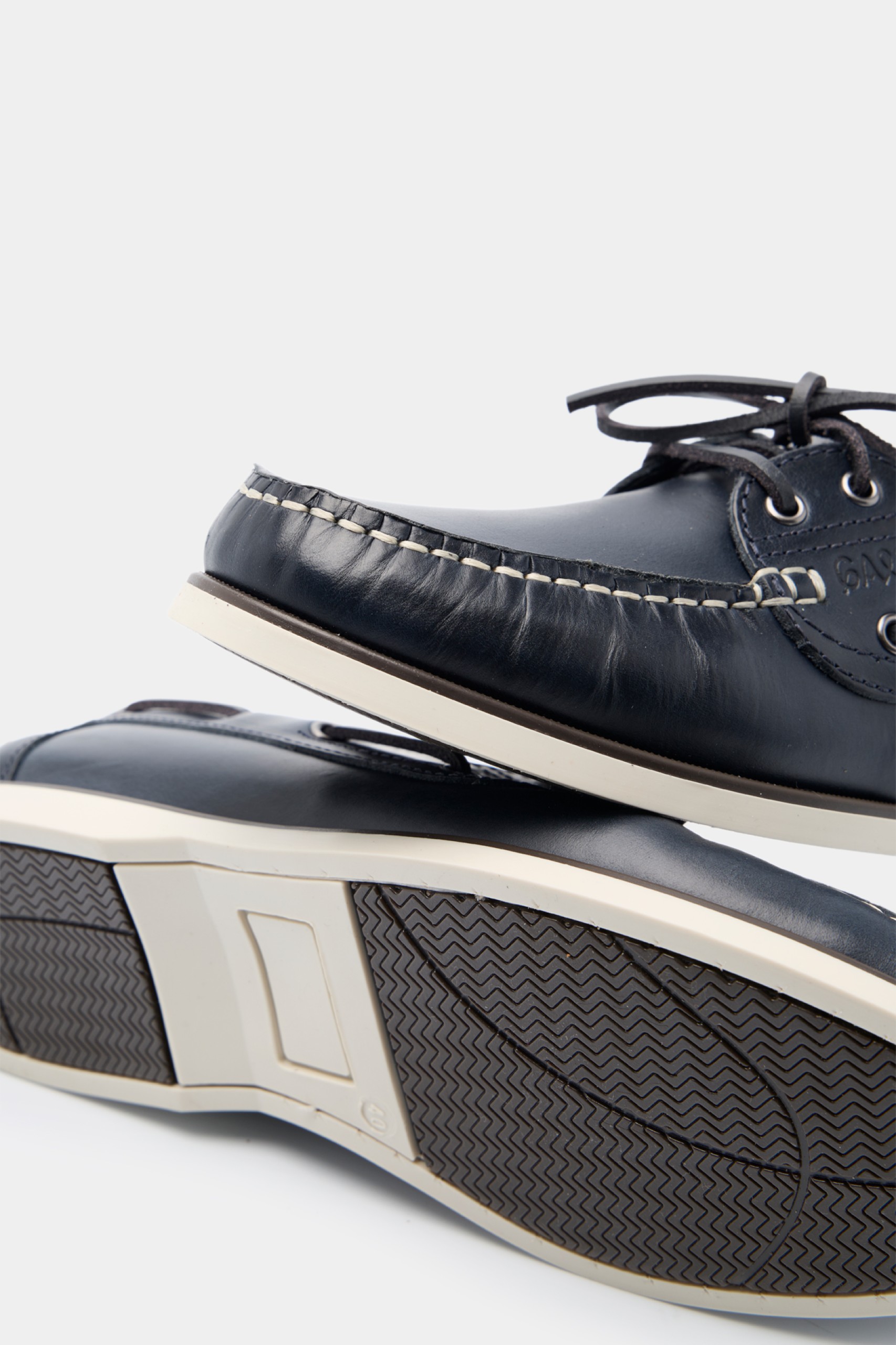 Zapatos de vela de piel