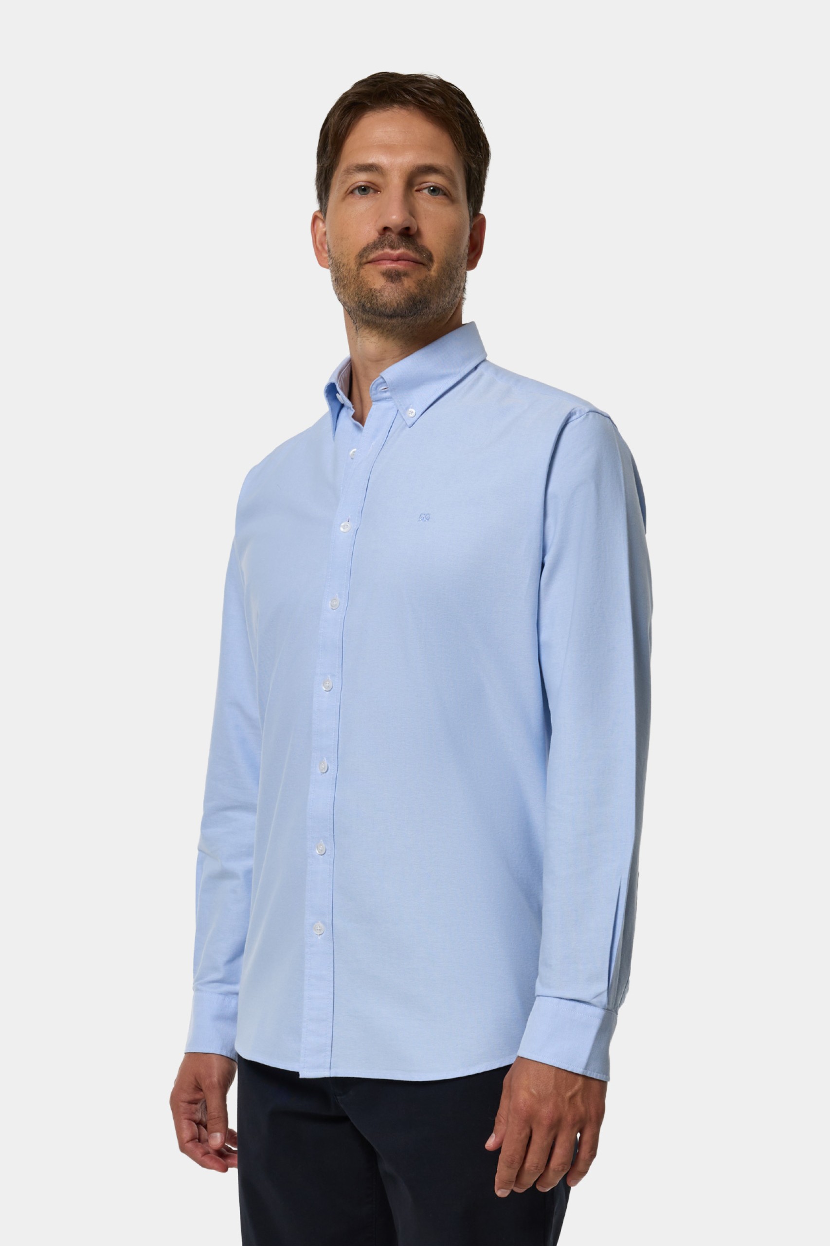 Camisa oxford corte regular