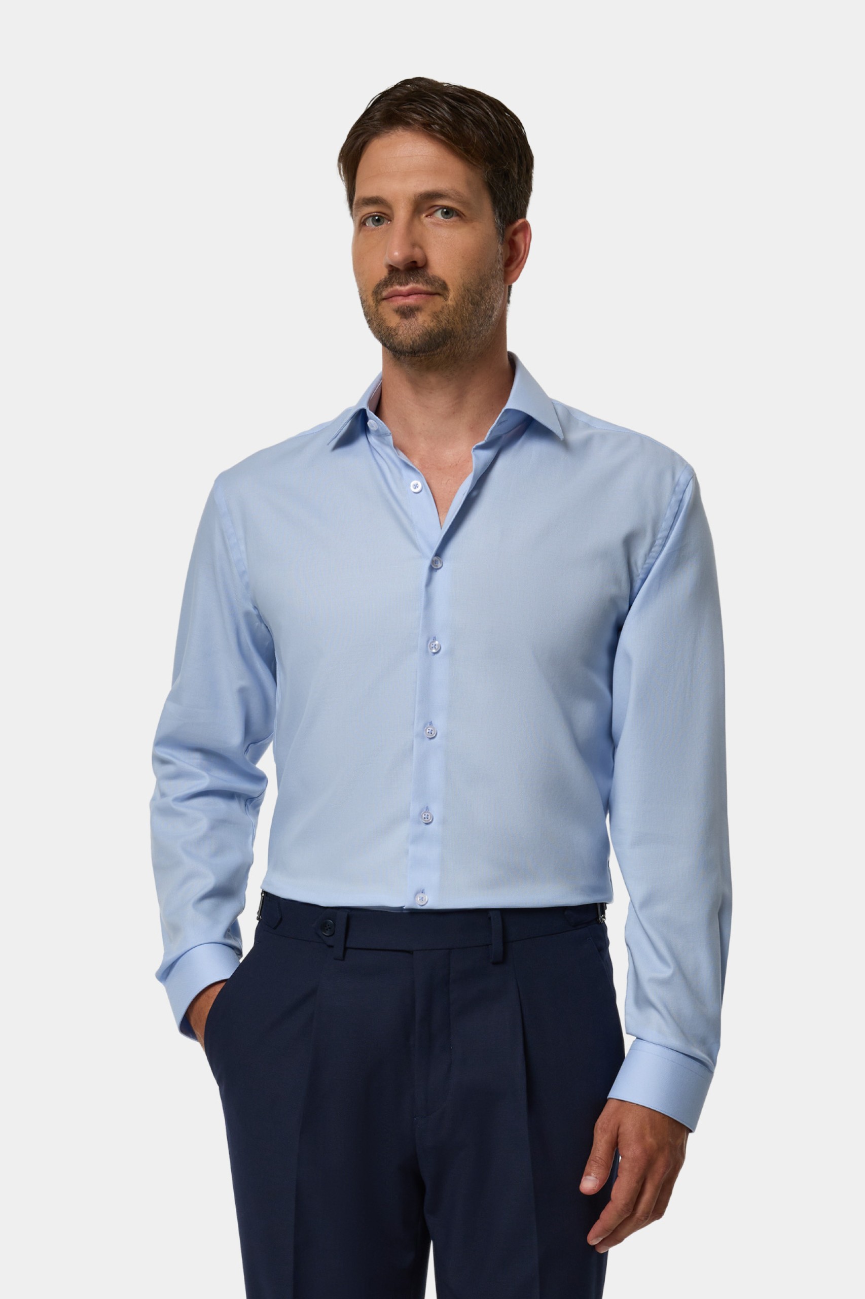 Camisa clásica regular fit easy iron