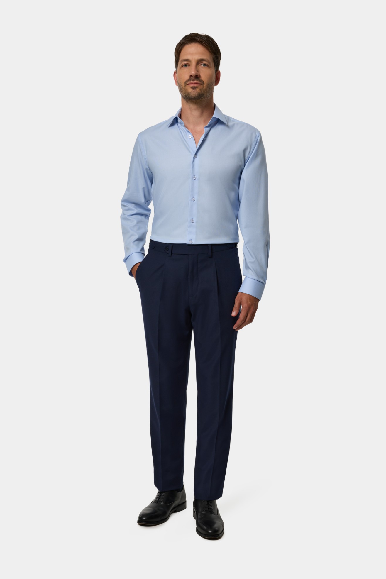 Camisa clásica regular fit easy iron