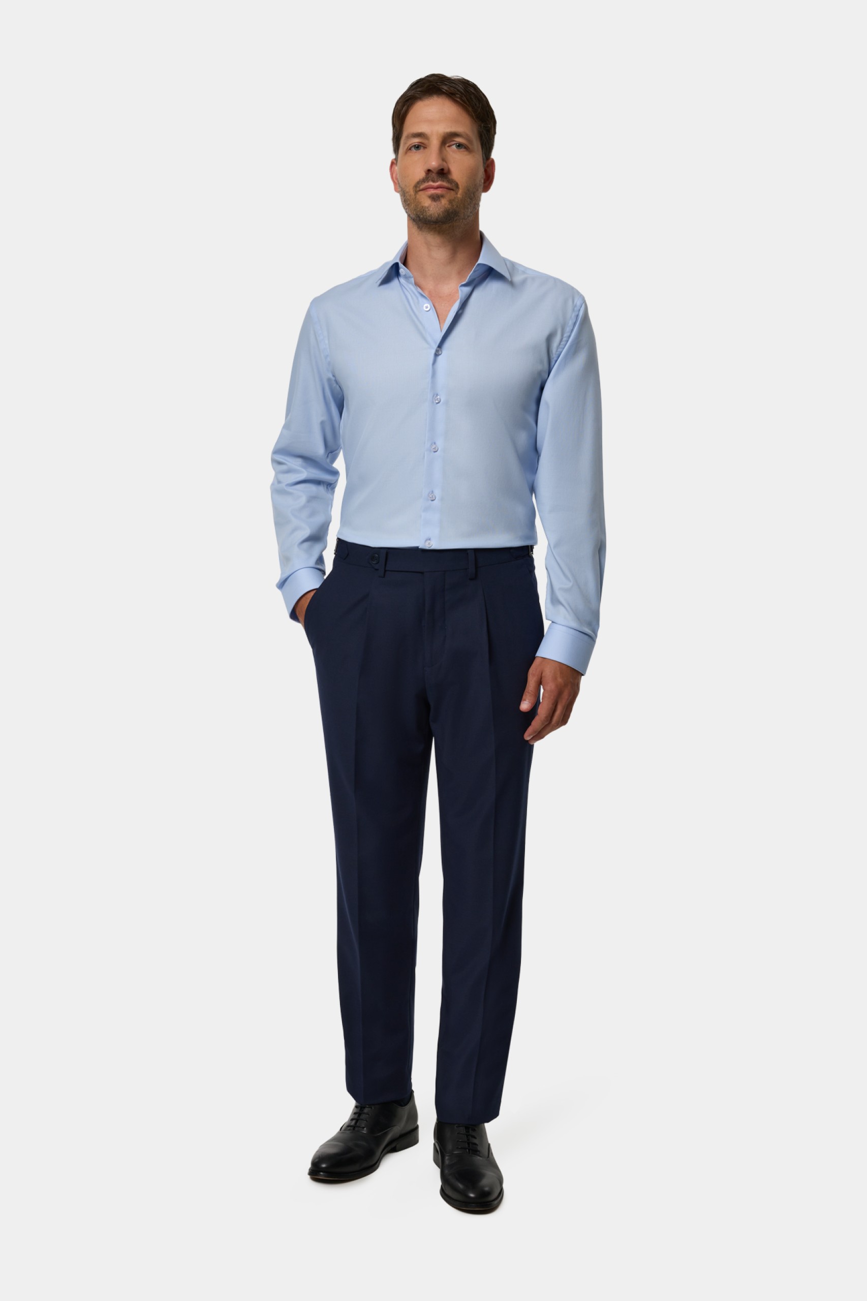 Camisa clásica regular fit easy iron