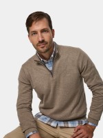 Jersey de punto de algodn y cachemira