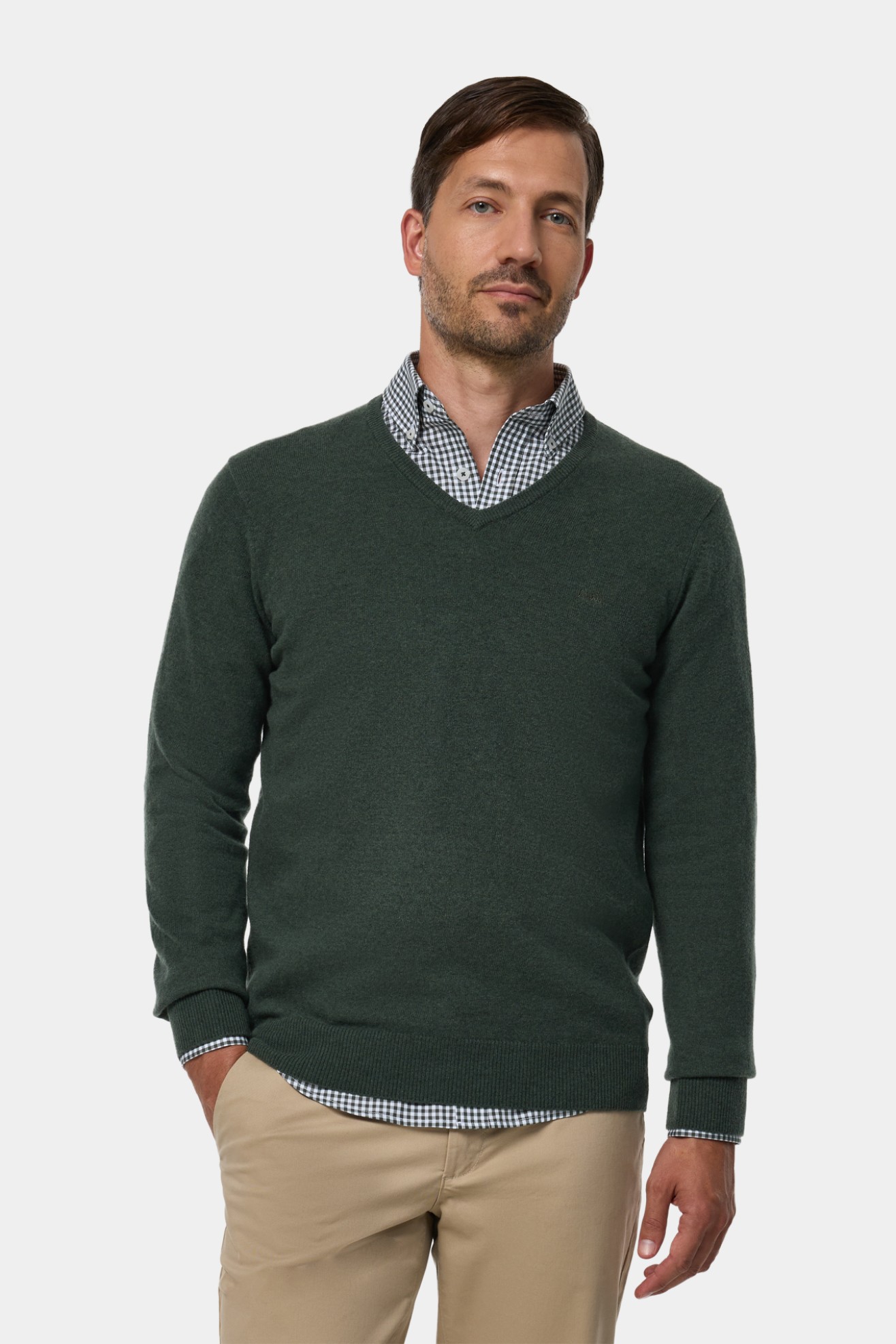 Camisola de malha em l