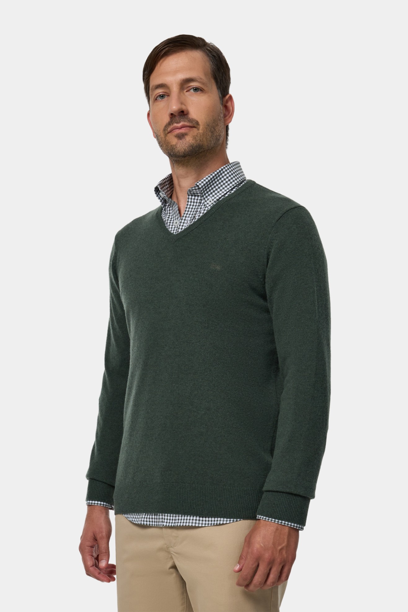 Camisola de malha em l