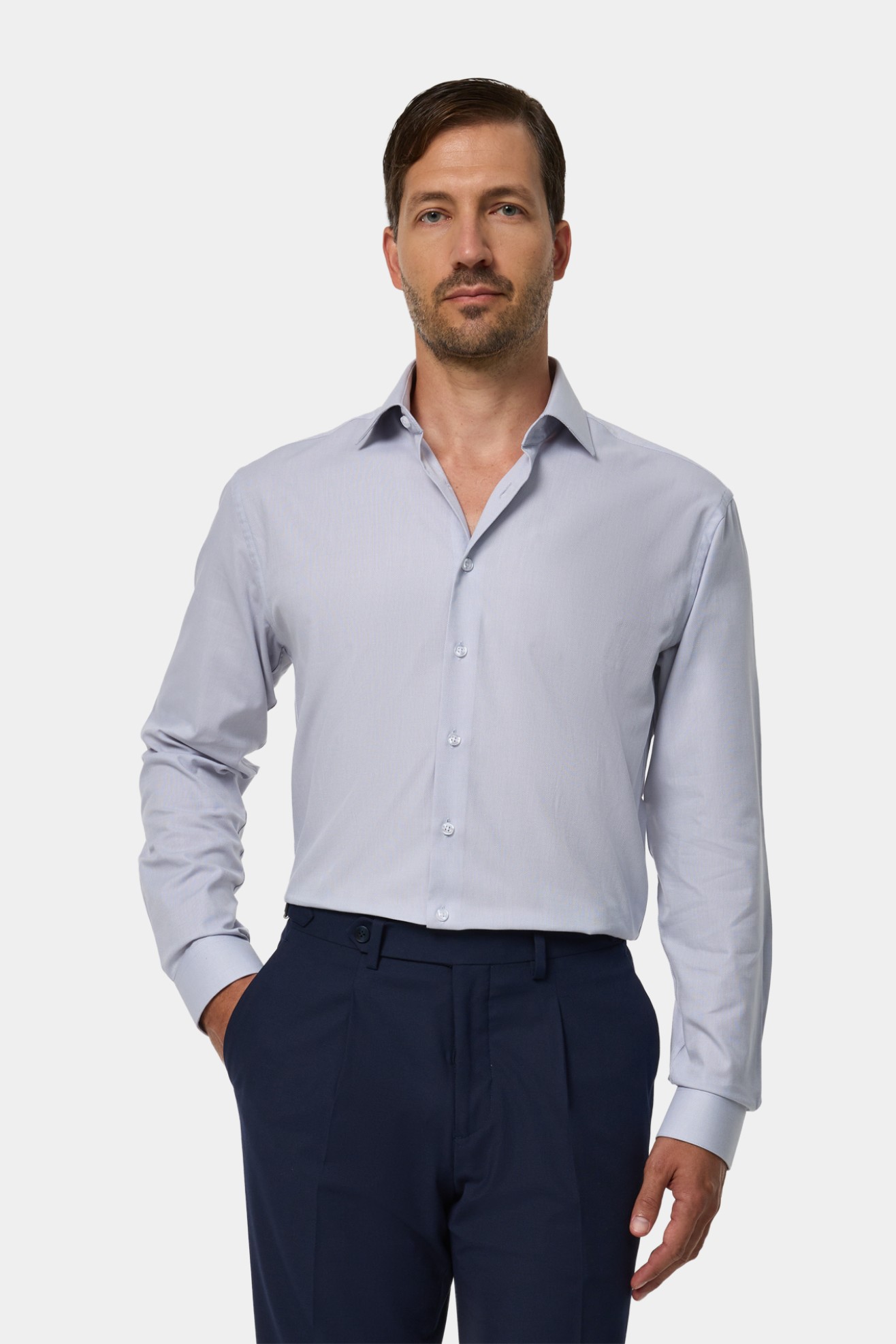 Camisa clsica regular fit