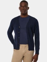 Chaqueta de punto de algodn y lana