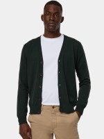 Chaqueta de punto de algodn y lana