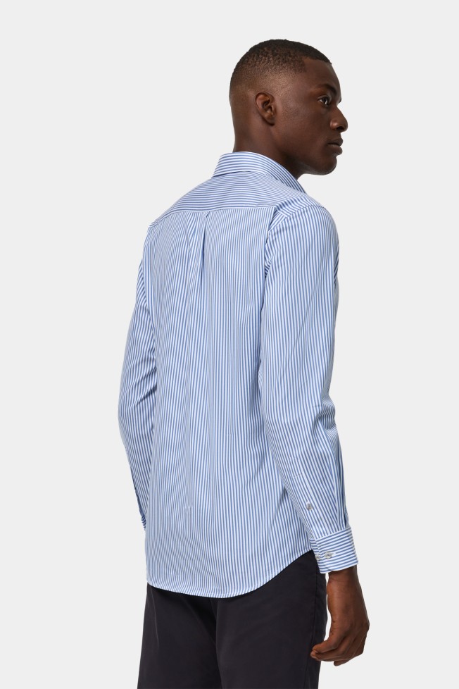 Camisa �s riscas regular fit