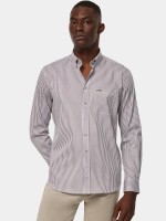 Camisa �s riscas regular fit