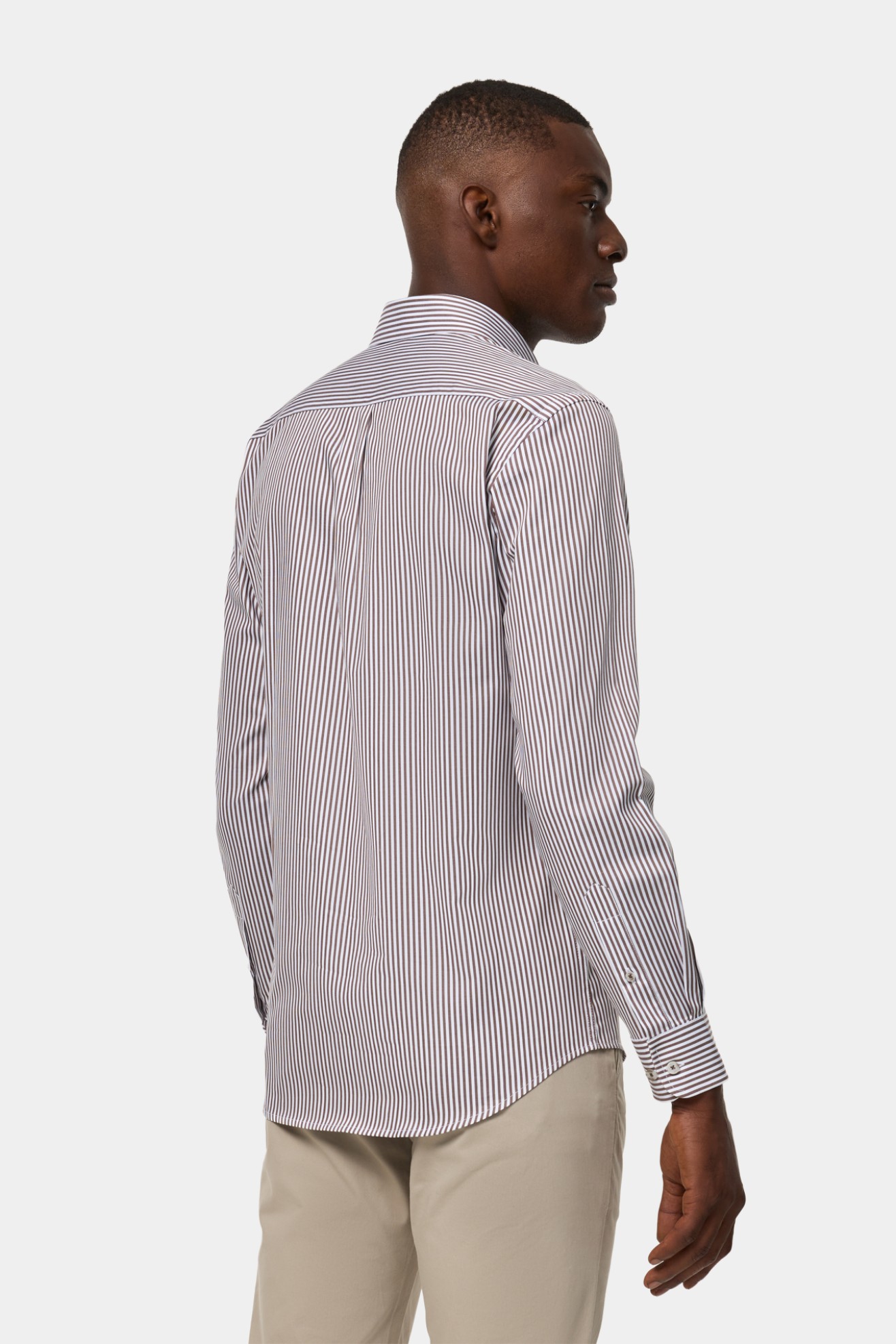 Camisa �s riscas regular fit