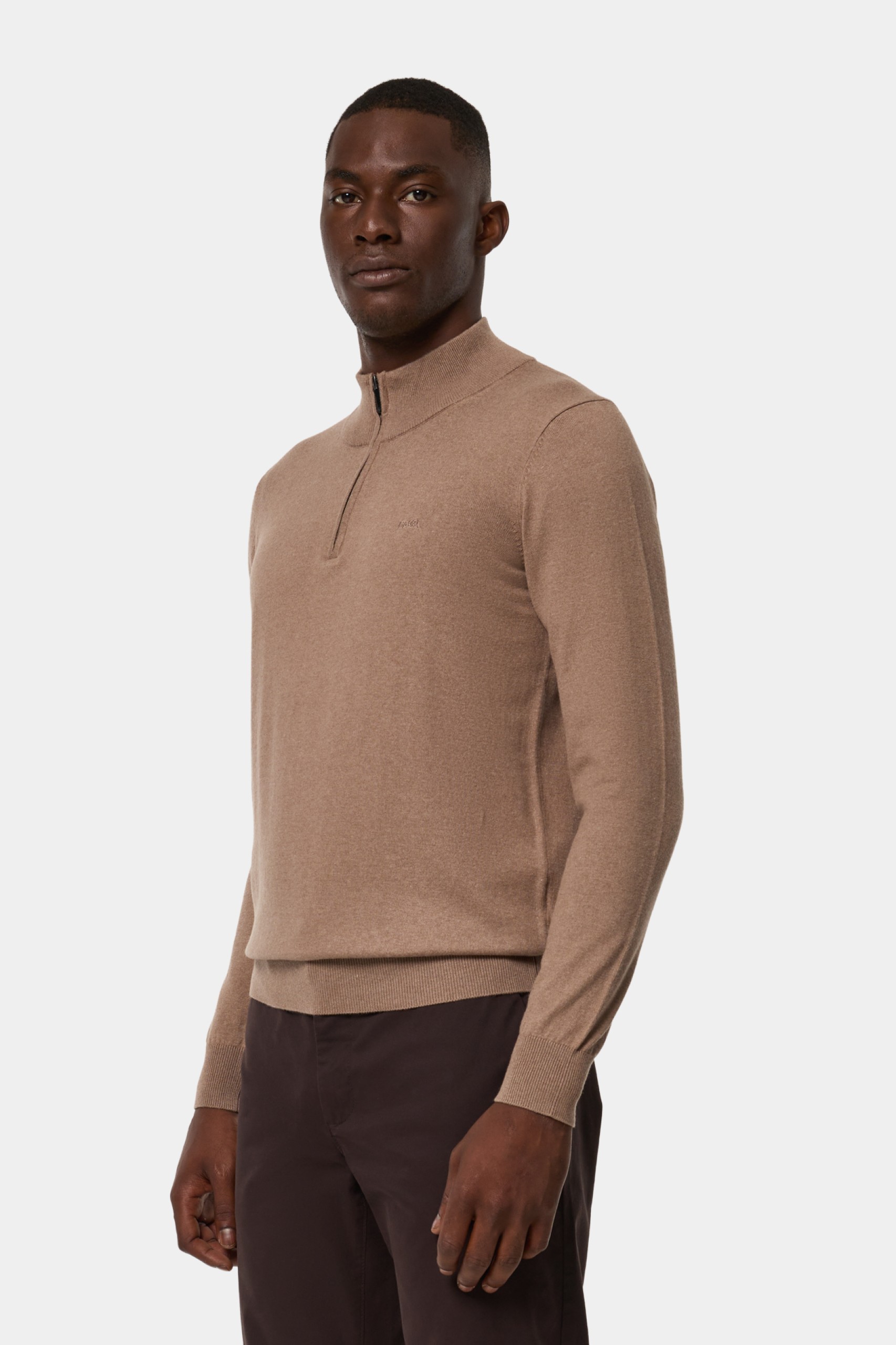 Camisola malha em algodão e caxemira