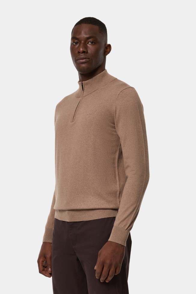 Jersey de punto de algodón y cachemira Jersey de punto de algodón y cachemira