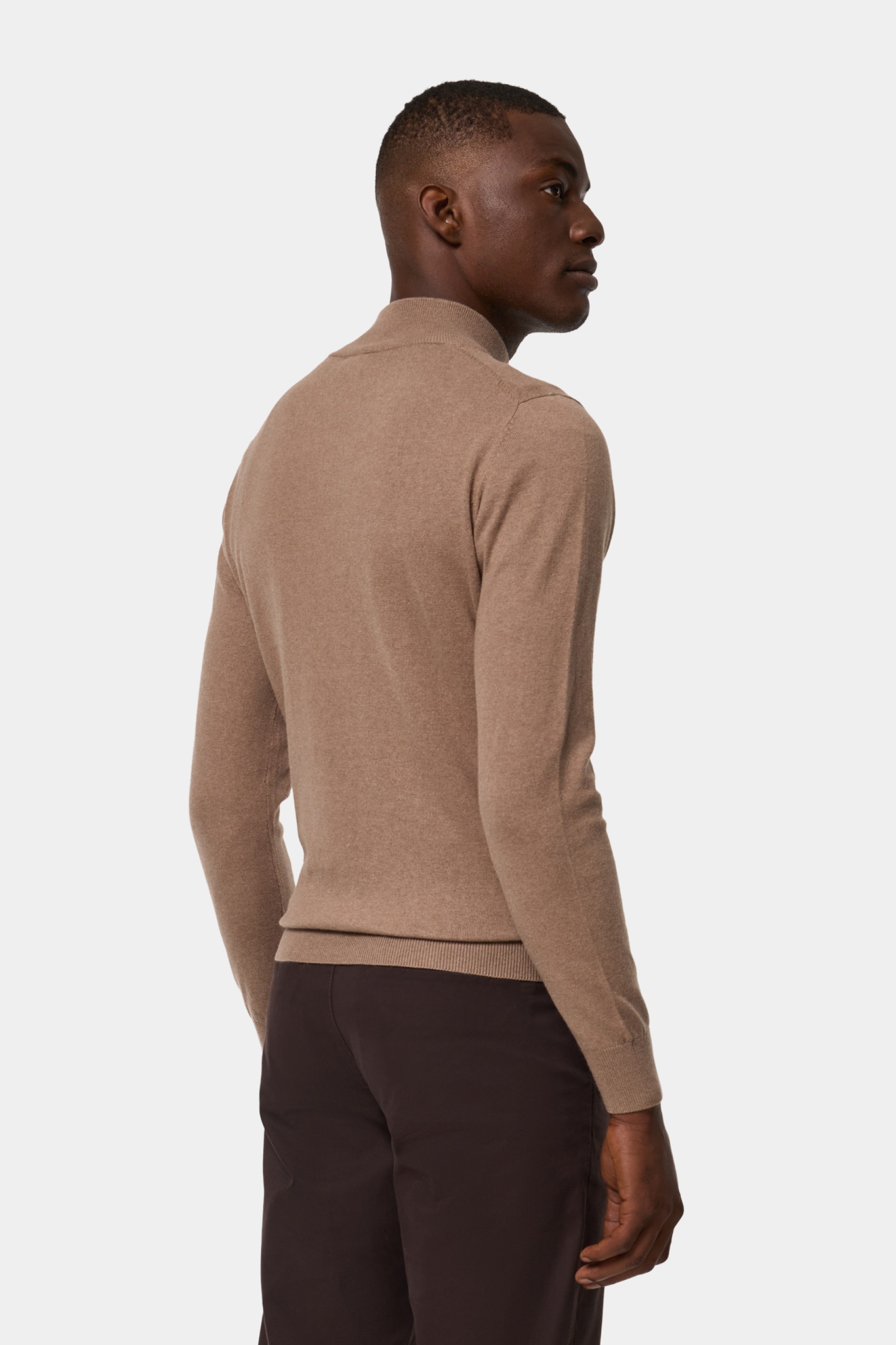 Camisola malha em algodão e caxemira