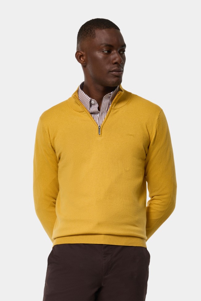 Camisola malha em algodão e caxemira Camisola malha em algodão e caxemira