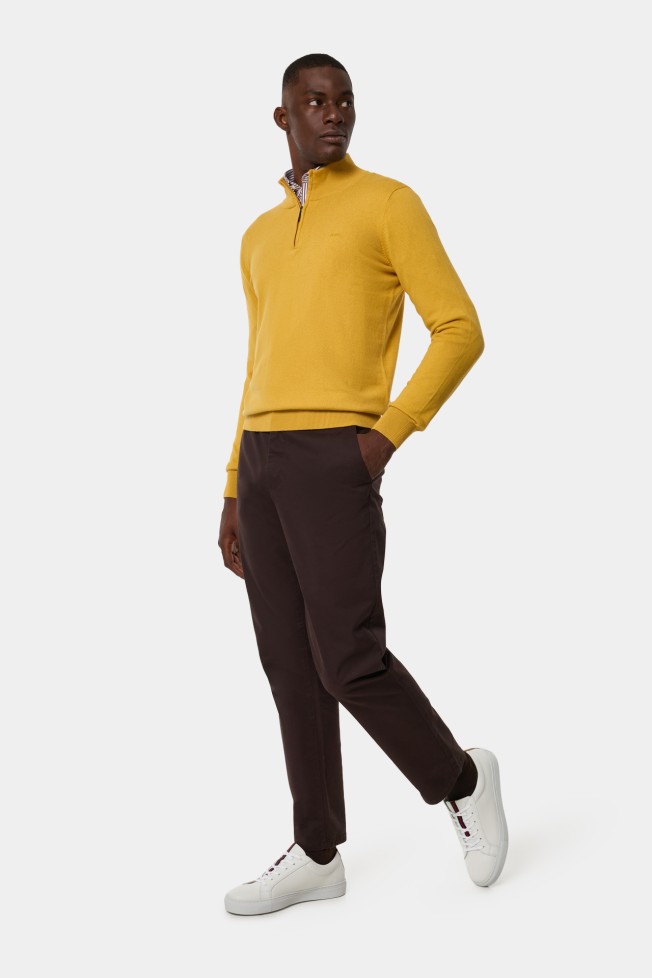 Camisola malha em algodão e caxemira Camisola malha em algodão e caxemira