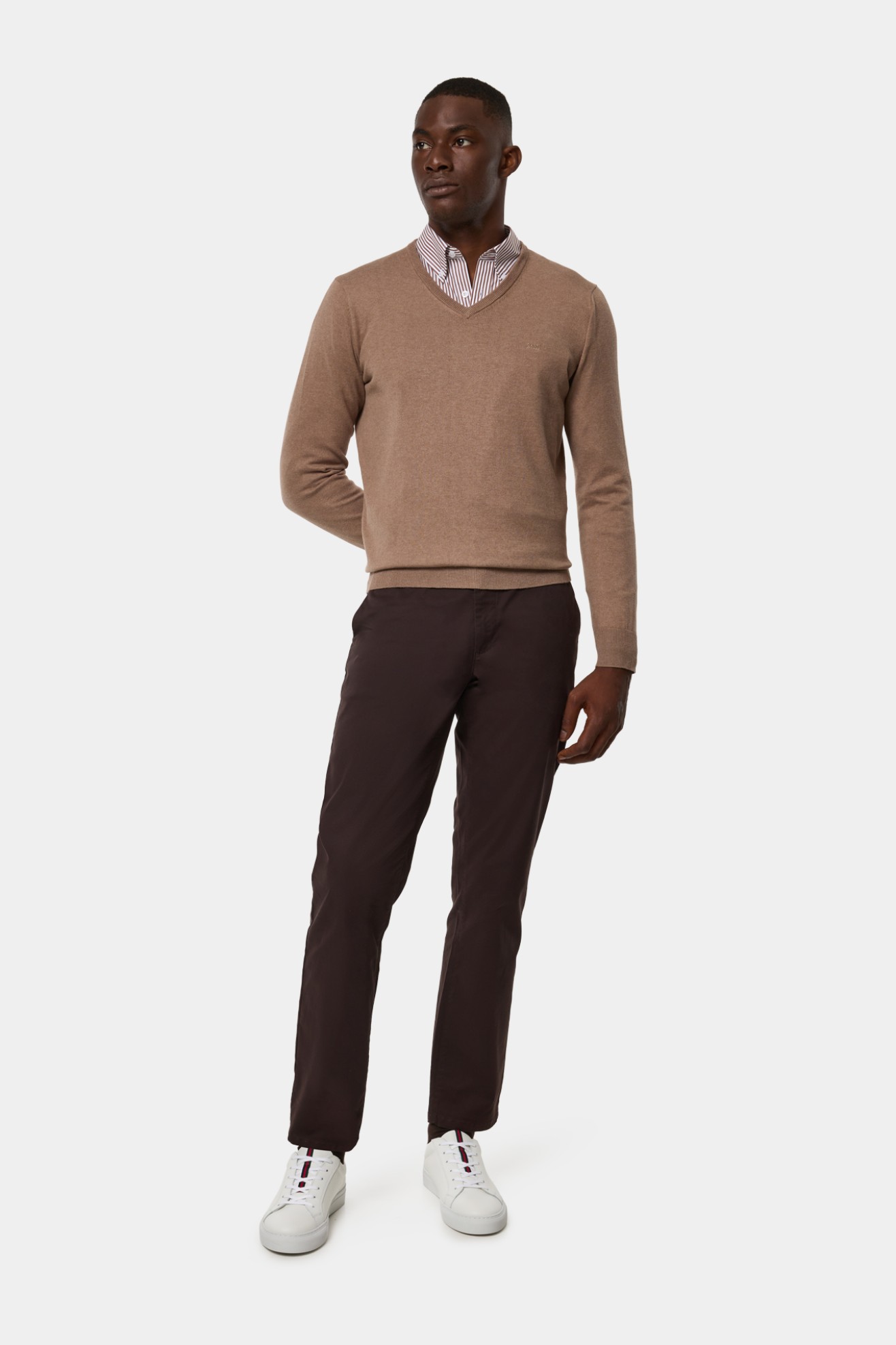 Camisola malha em algodão e caxemira