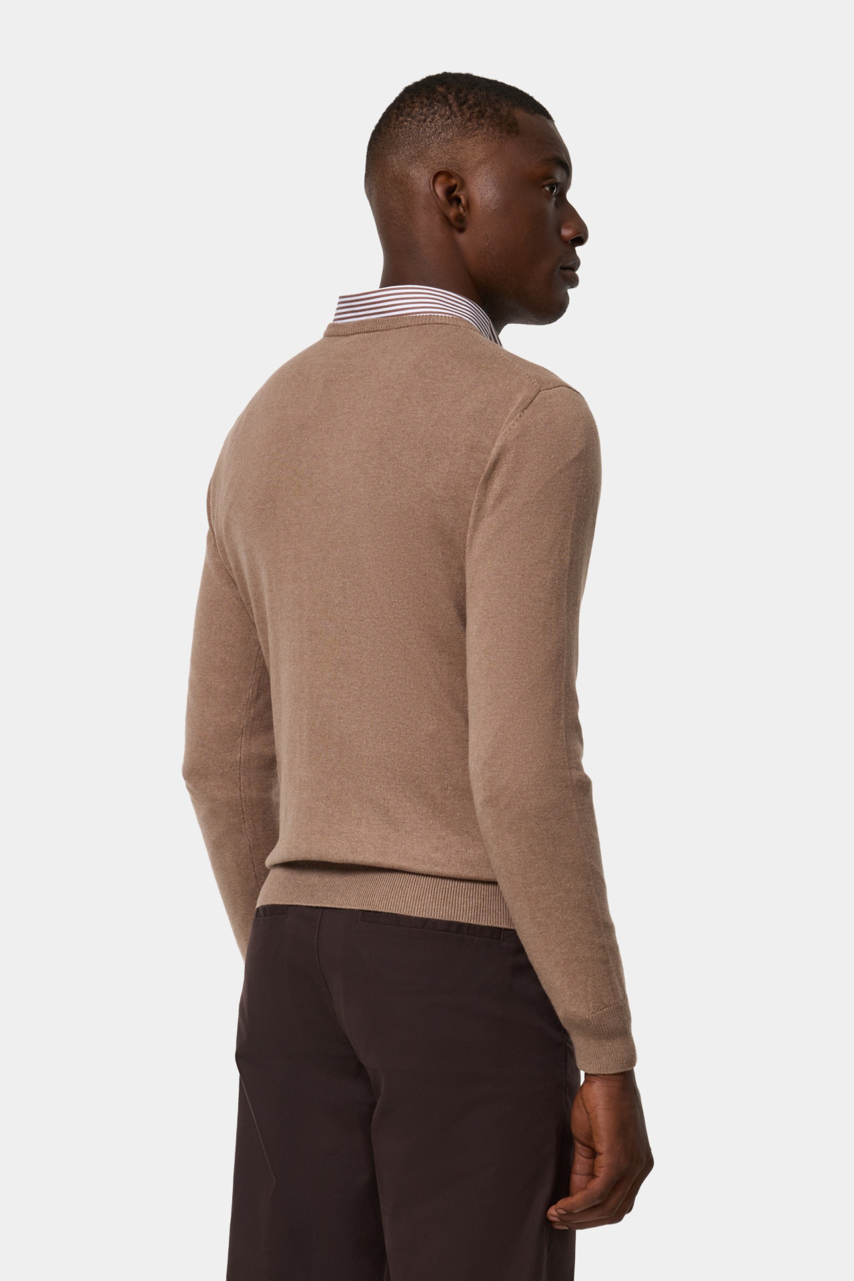 Camisola malha em algodão e caxemira