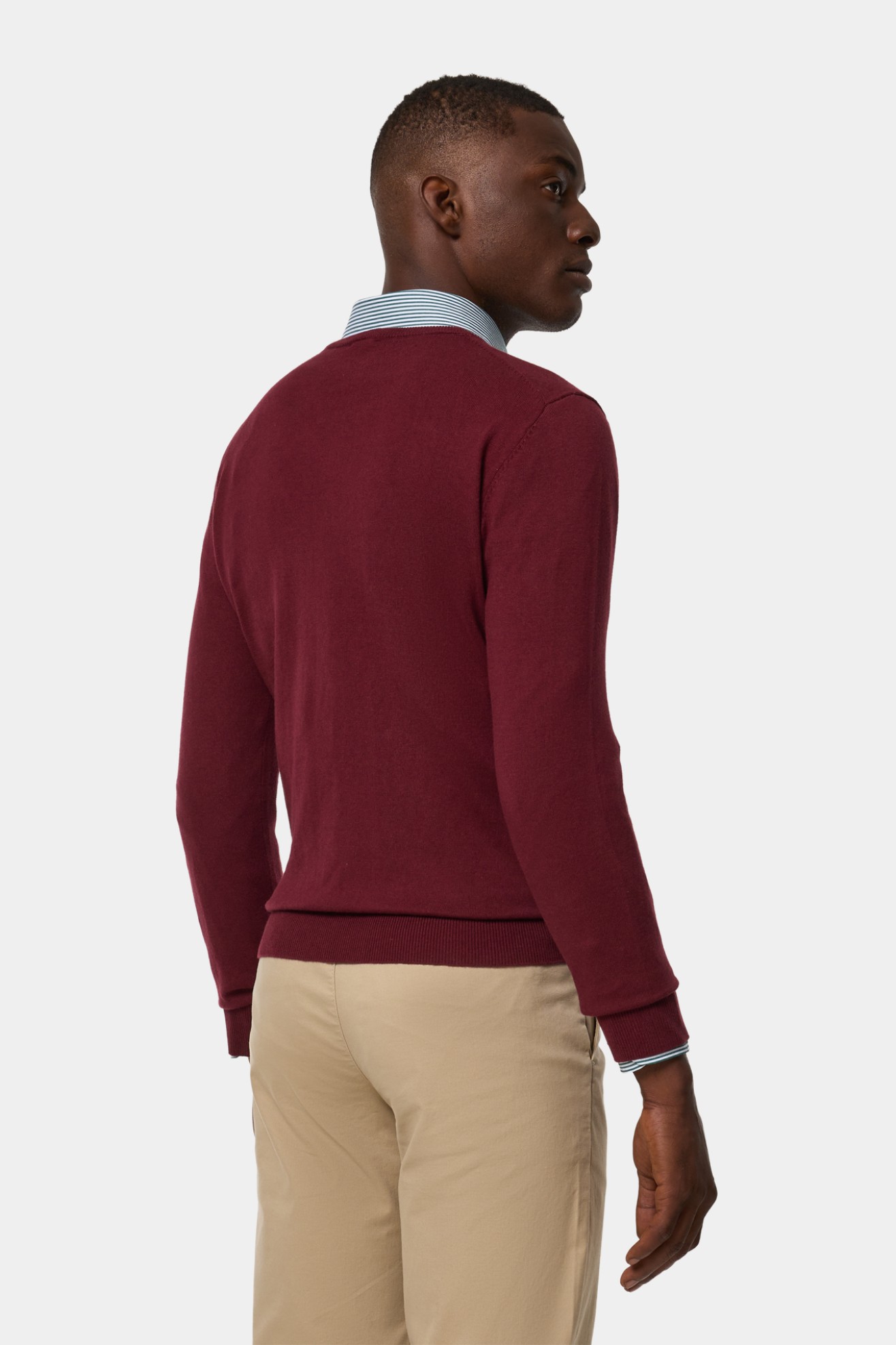 Camisola malha em algod�o e caxemira