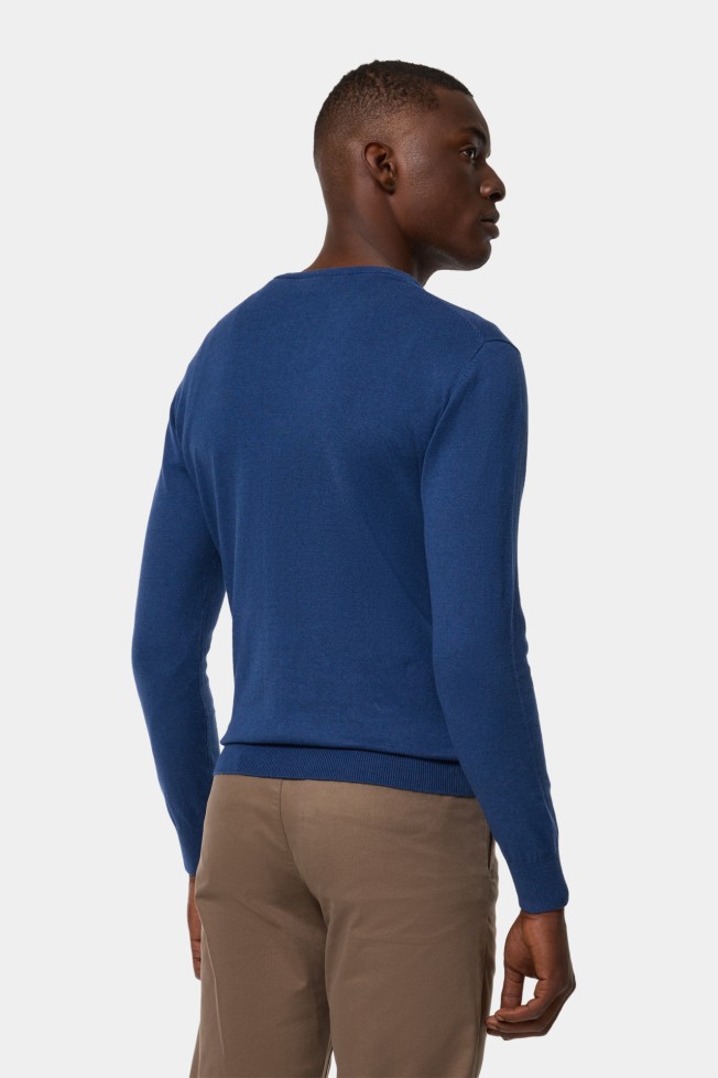 Jersey de punto de algodón y cachemira Jersey de punto de algodón y cachemira