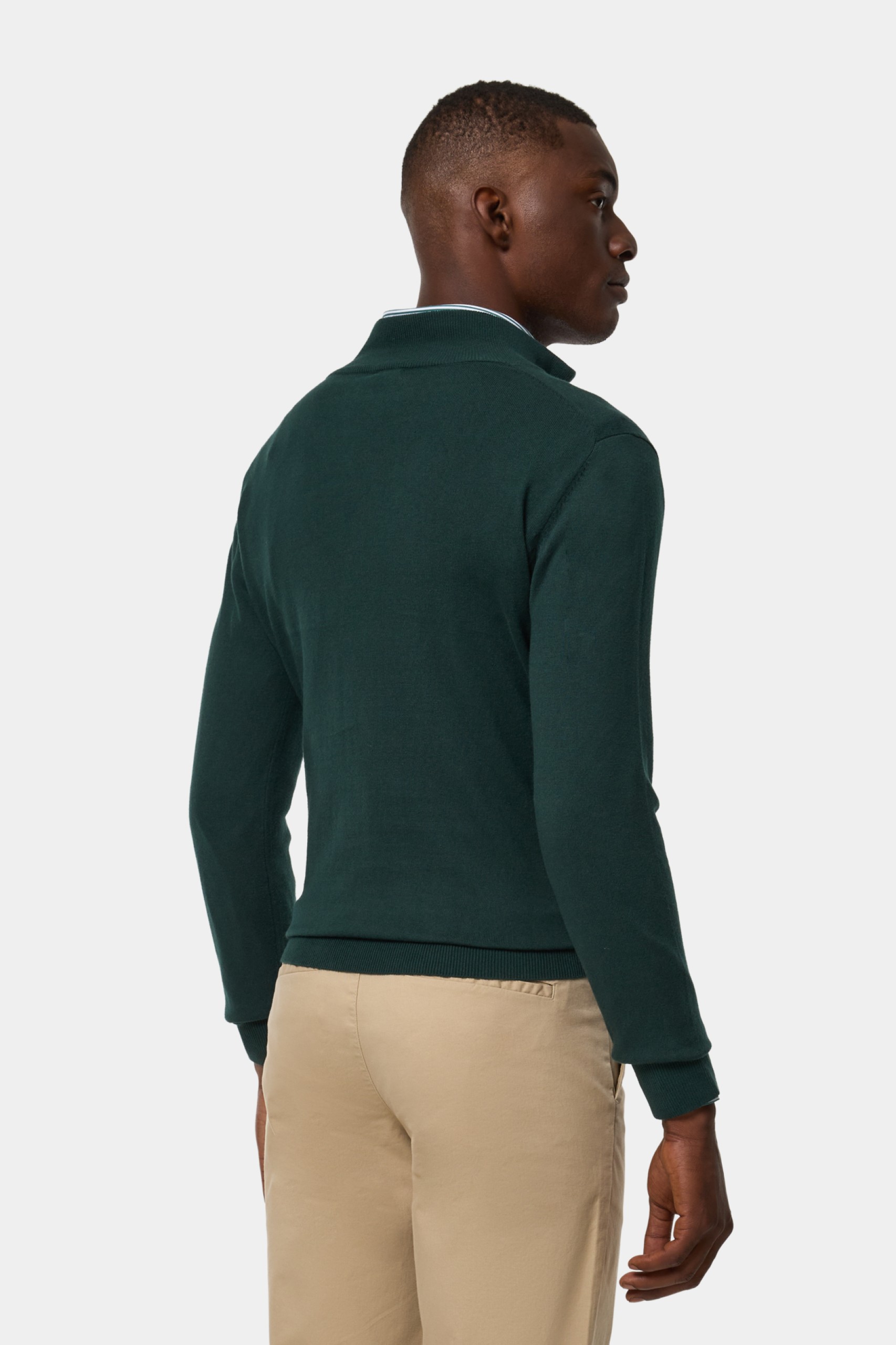 Camisola malha em algodão e caxemira