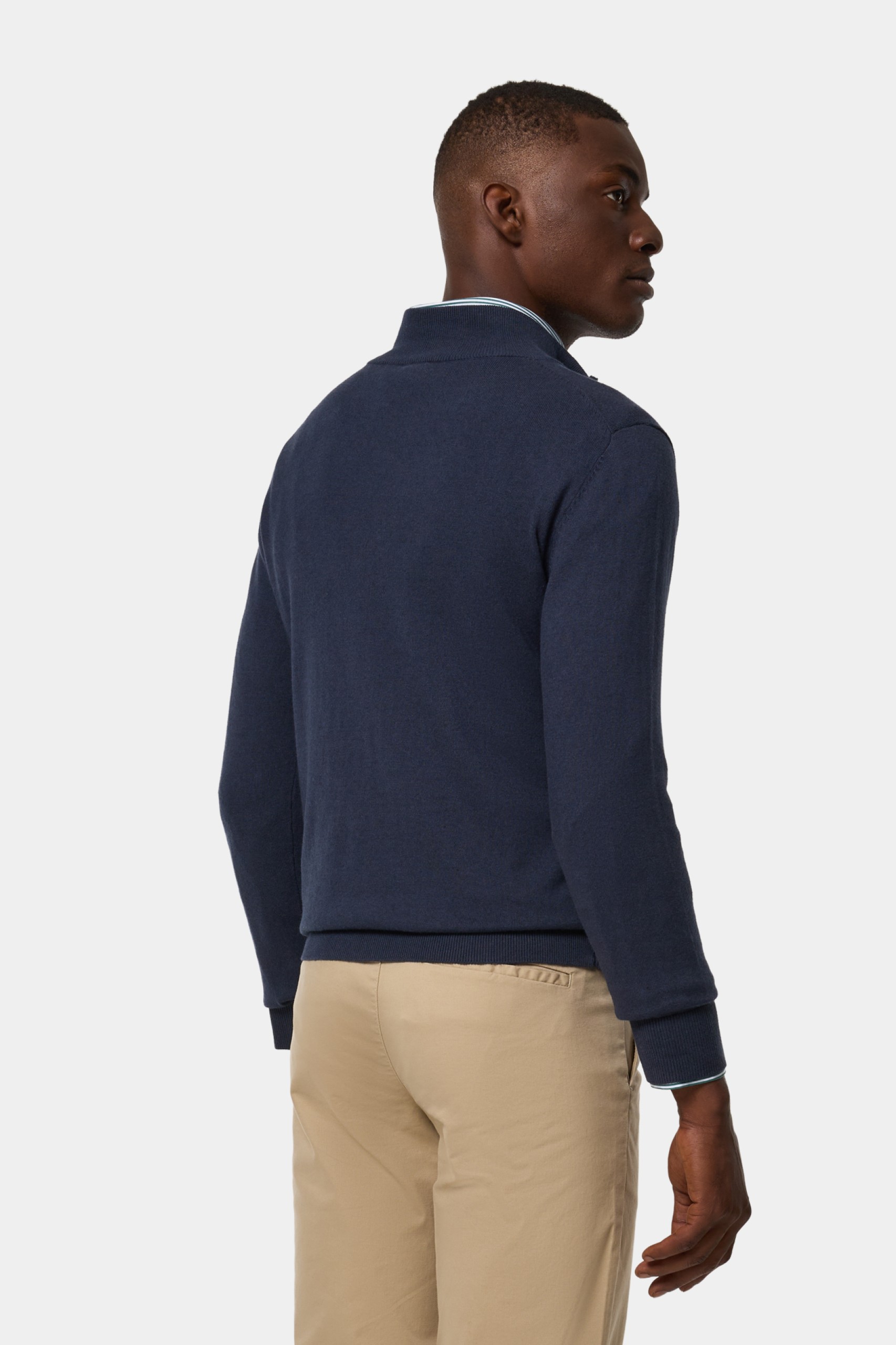 Camisola malha em algodão e caxemira