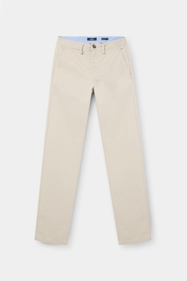 Calças chino regular fit Calças chino regular fit