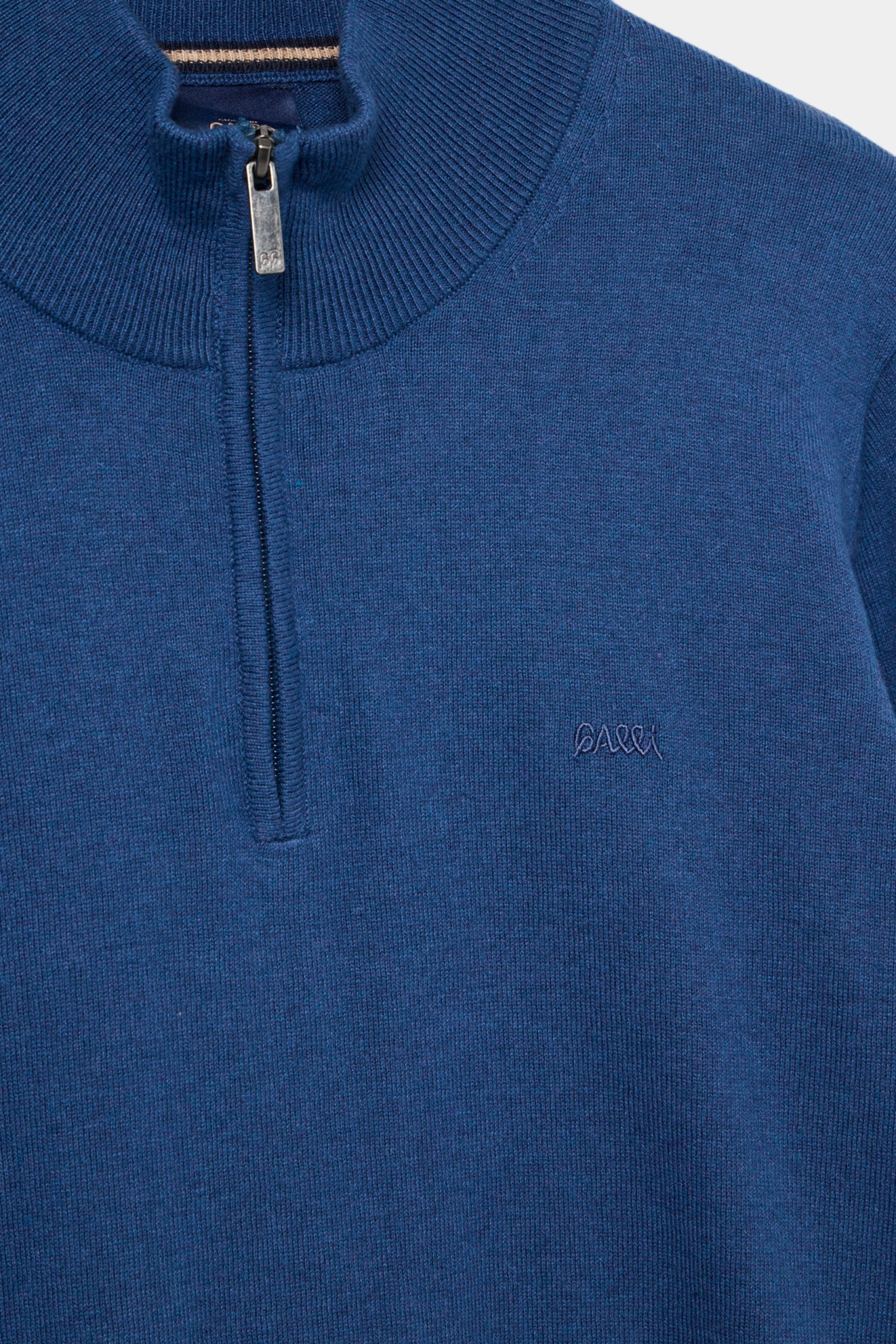 Camisola malha em algodão e caxemira