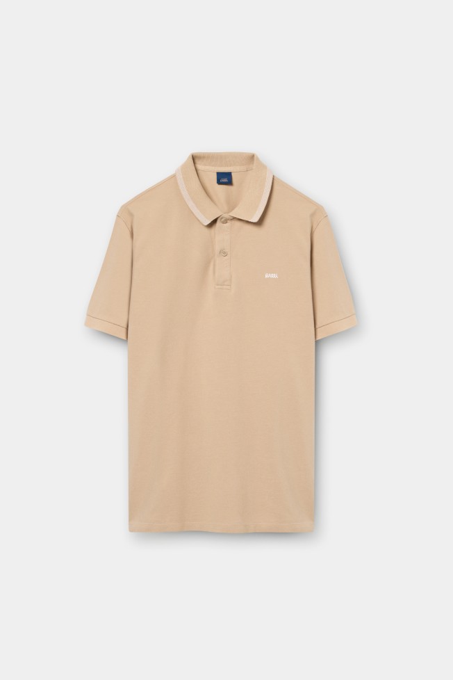 Polo piqué em algodão Polo piqué em algodão