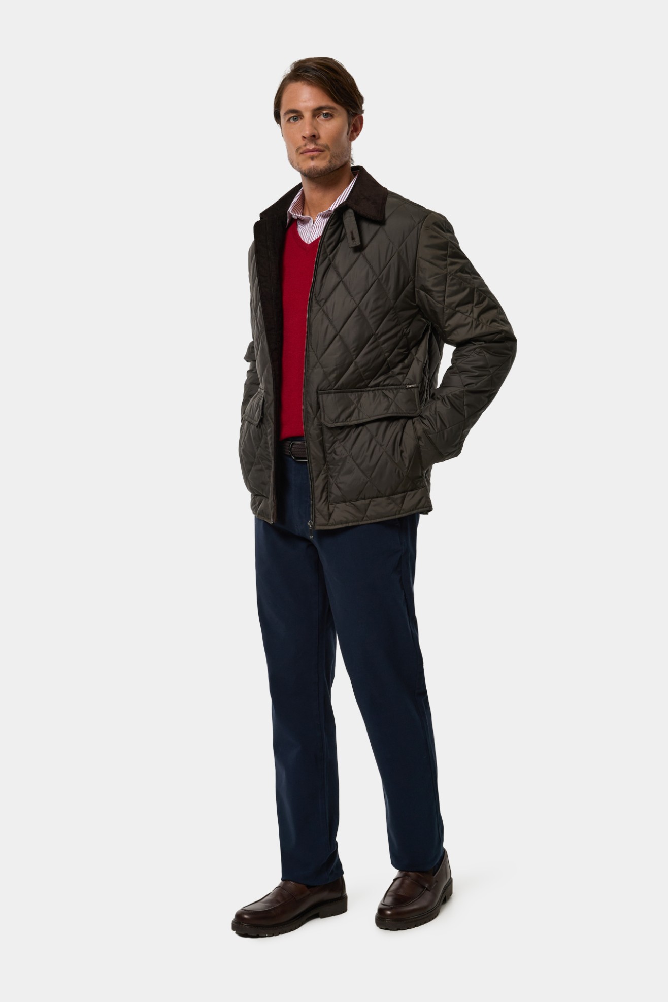 Chaqueta acolchada repelente al agua