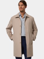 Gabardina repelente al agua