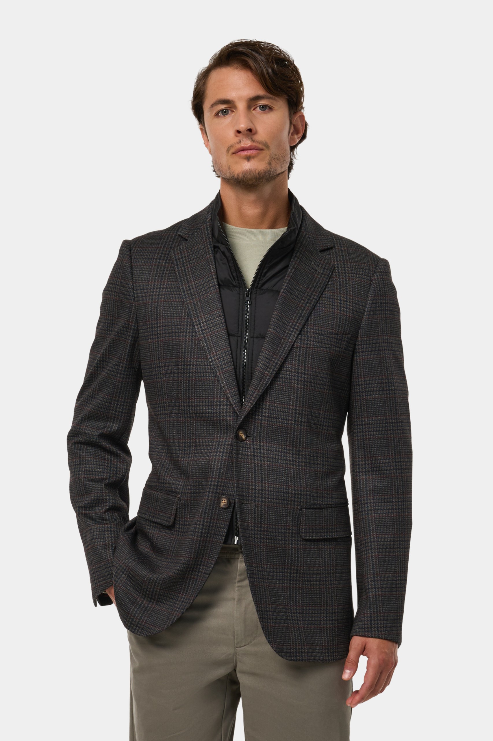 Blazer a cuadros slim fit