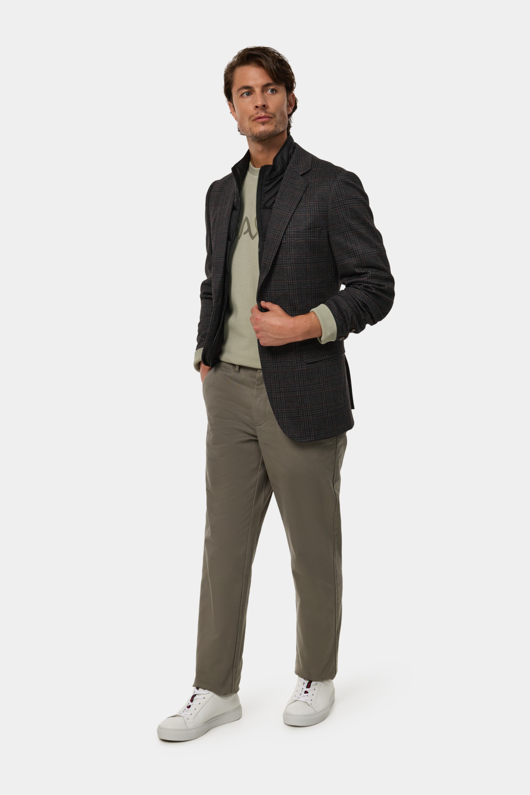 Blazer a cuadros slim fit