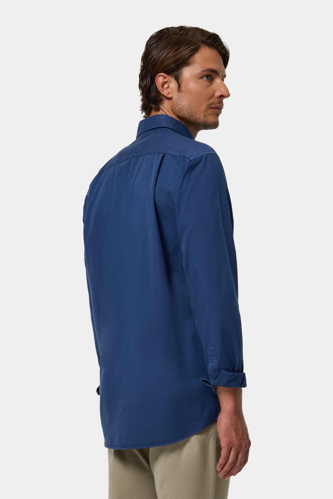 Camisa de corte regular en algodón