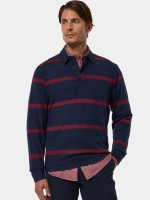 Polo de punto a rayas