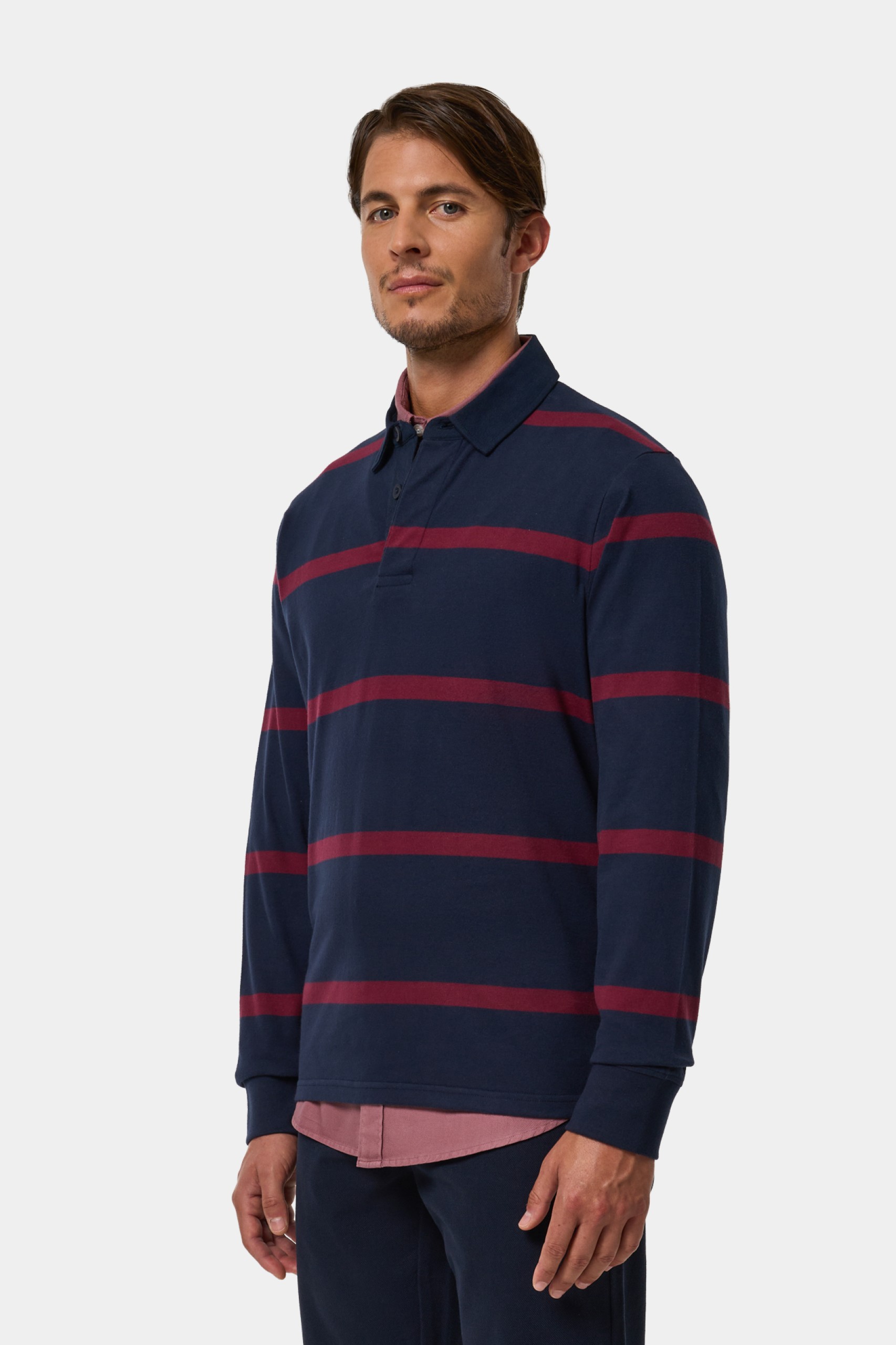 Polo de punto a rayas